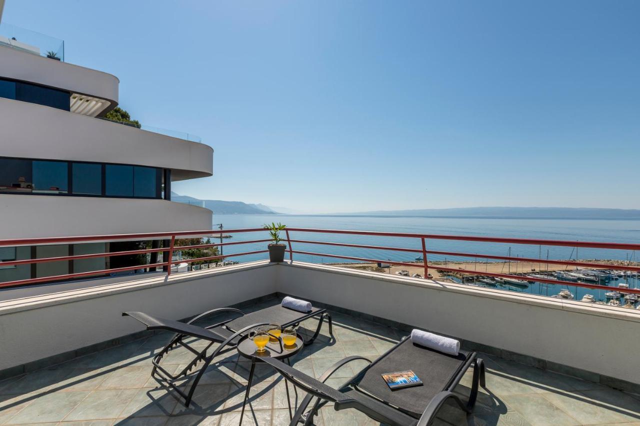 Seaside Penthouse With Hot Tub Sky Living Apartment Split Luaran gambar