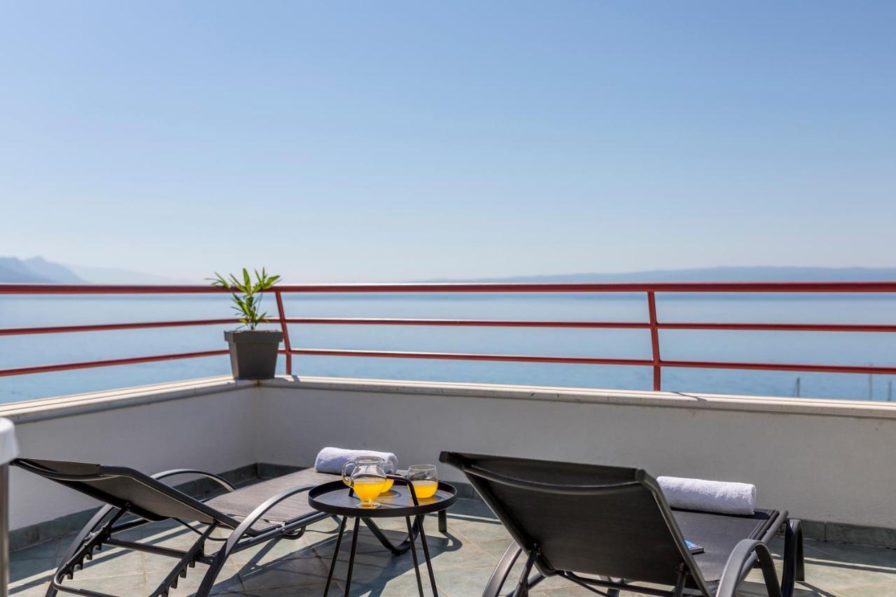 Seaside Penthouse With Hot Tub Sky Living Apartment Split Luaran gambar