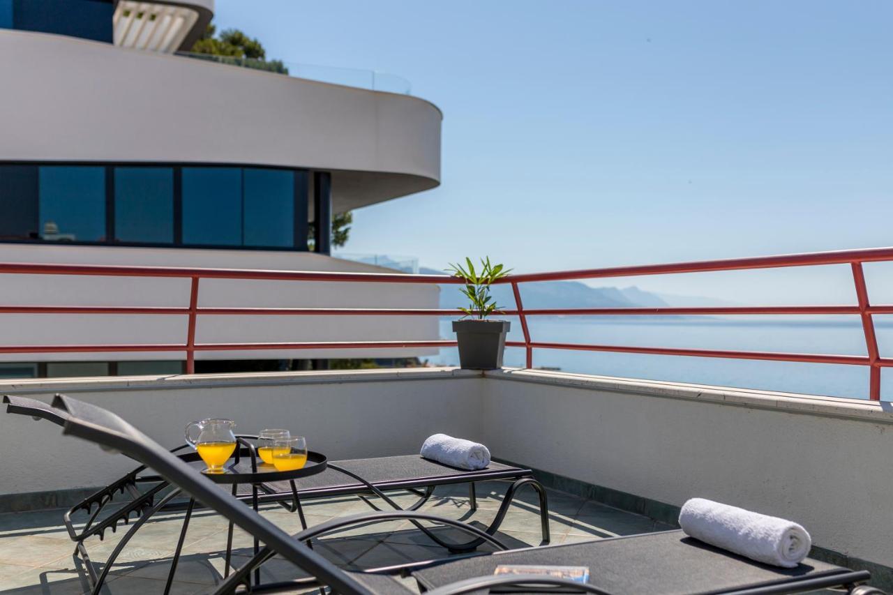 Seaside Penthouse With Hot Tub Sky Living Apartment Split Luaran gambar